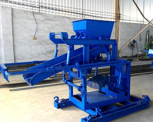蓝色摆杆式加料机